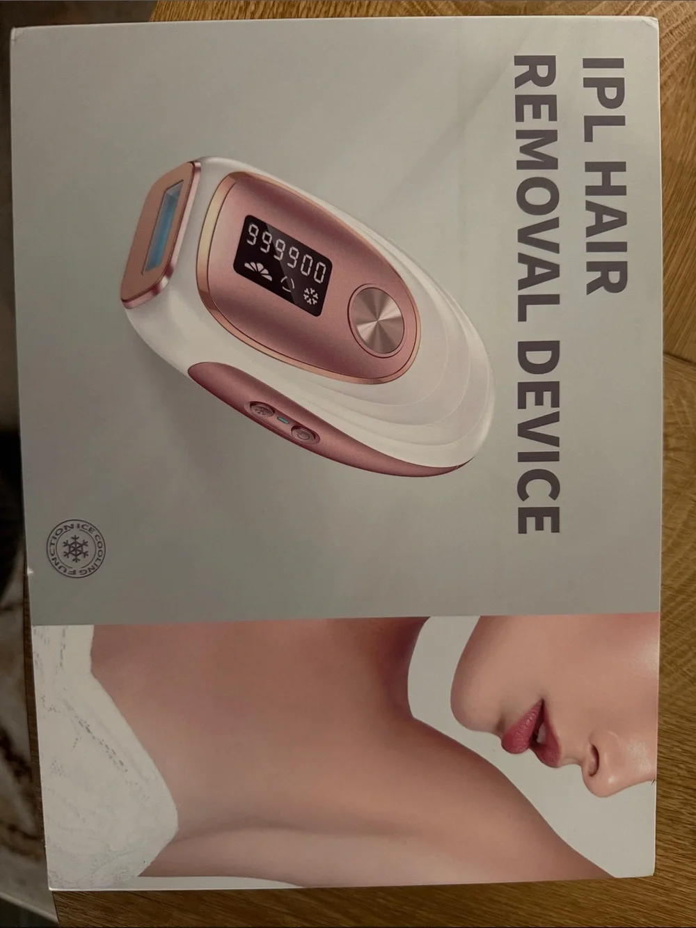 IPL Hair Removal Device - White & Rose Gold